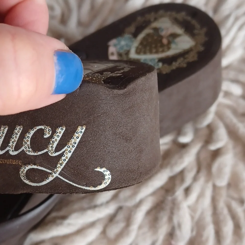 Vintage Y2K Juicy Couture Sandals - Picture 7 of 16